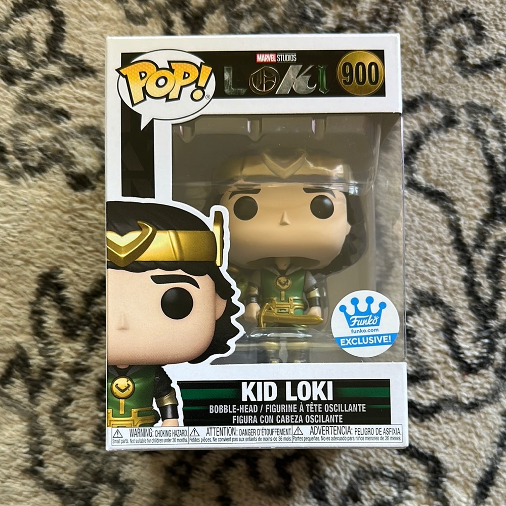 Funko Exclusive Kid Loki Bobble-Head Pop